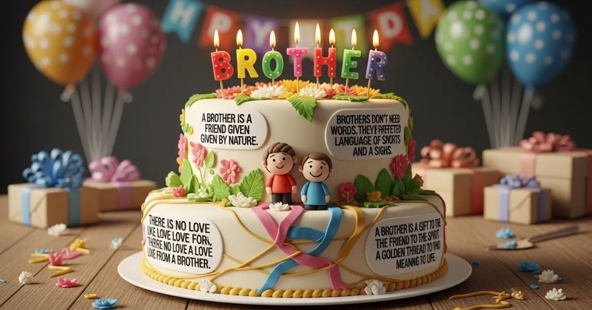 Brother birthday quotes