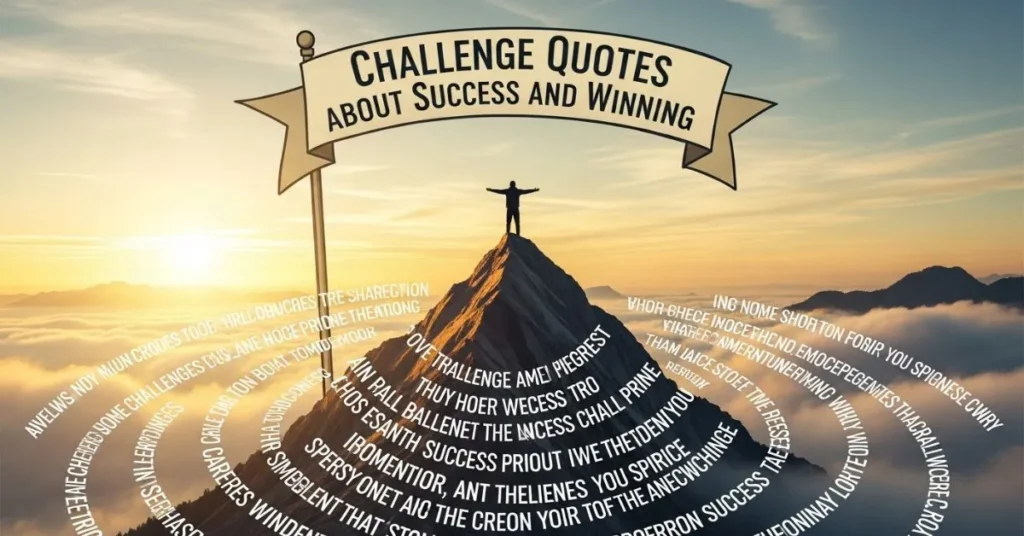 Challenge Quotes About Success and Winning
