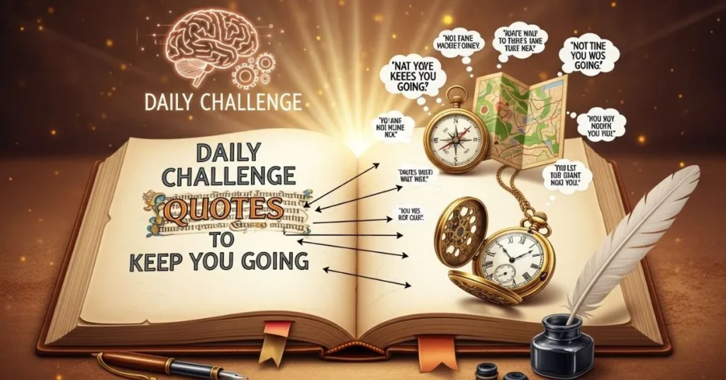 Daily Challenge Quotes to Keep You Going