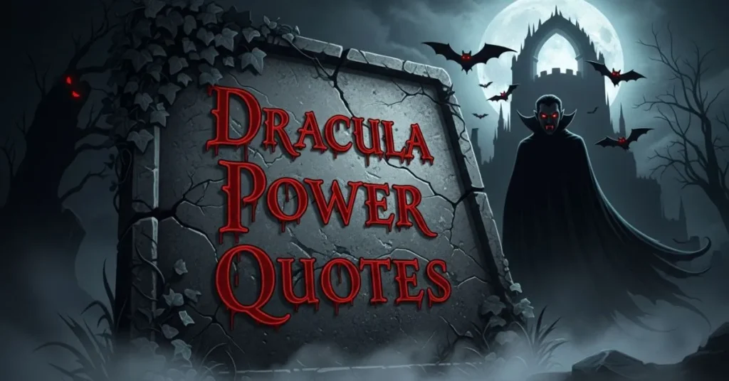 Dracula Power Quotes