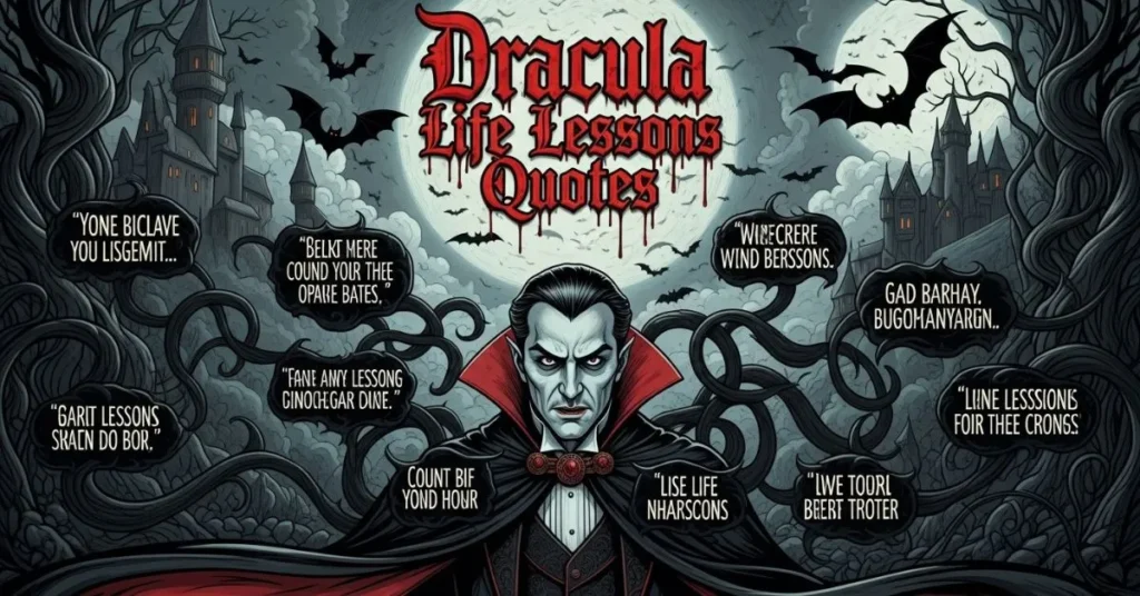 Dracula Life Lessons Quotes
