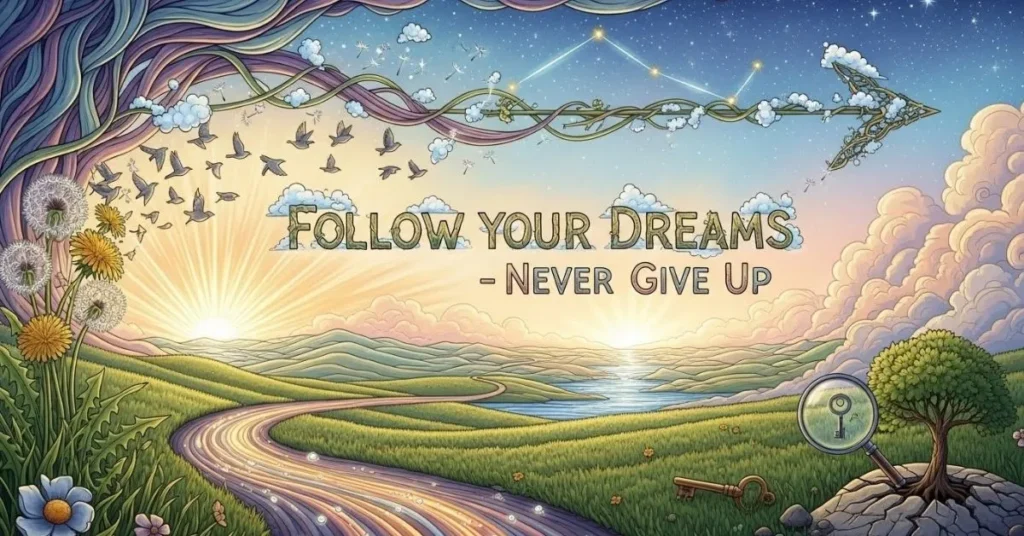 Follow Your Dreams Quotes About Never Giving Up