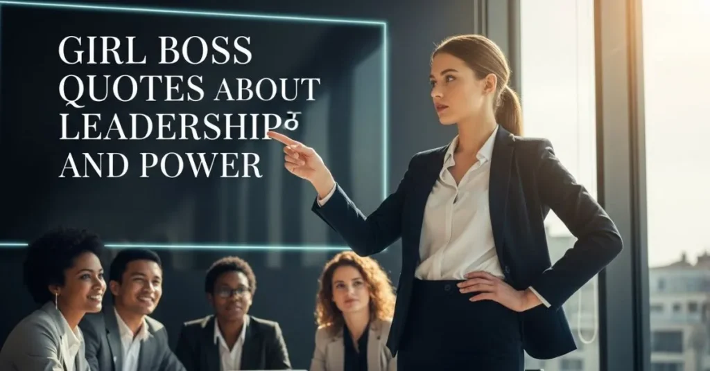 Girl Boss Quotes About Leadership and Power