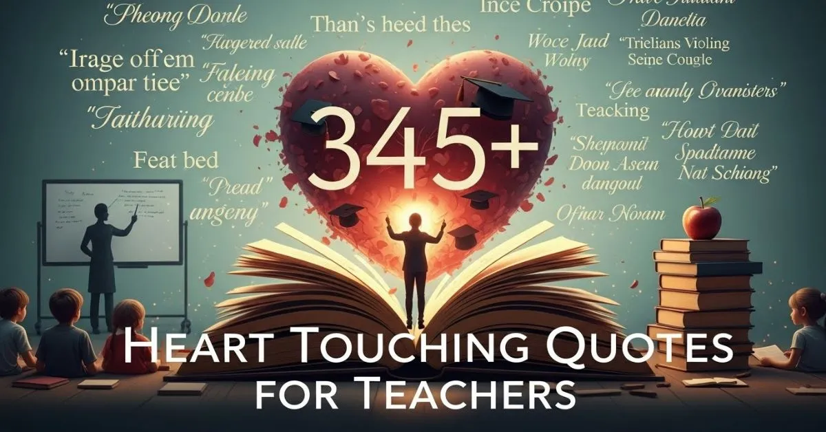 Heart touching quotes for teachers