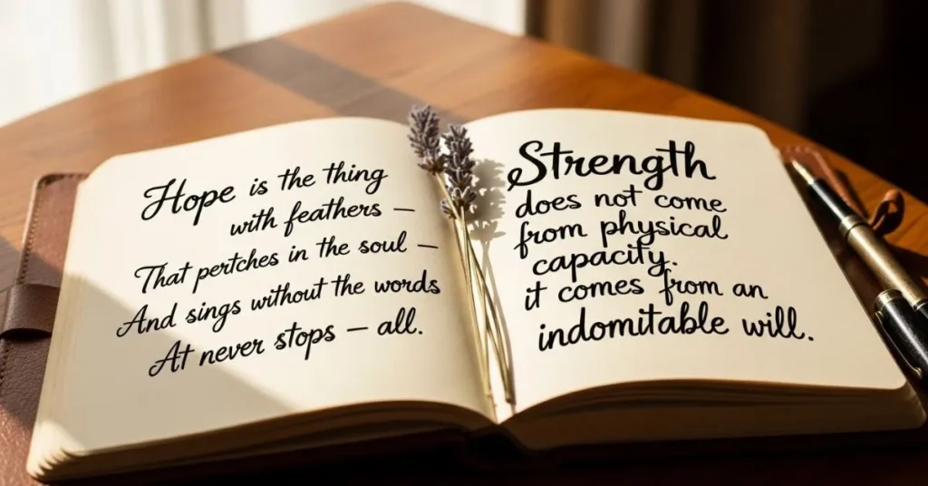 Hope and Strength Quotes