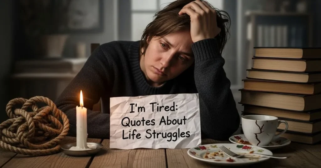 Im Tired Quotes About Life Struggles