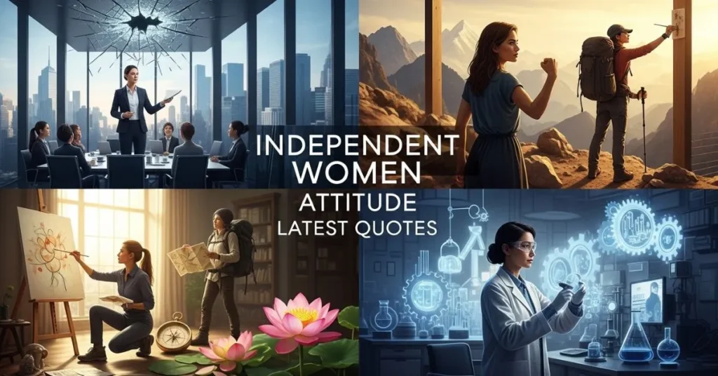 Independent Women Attitude Latest Quotes