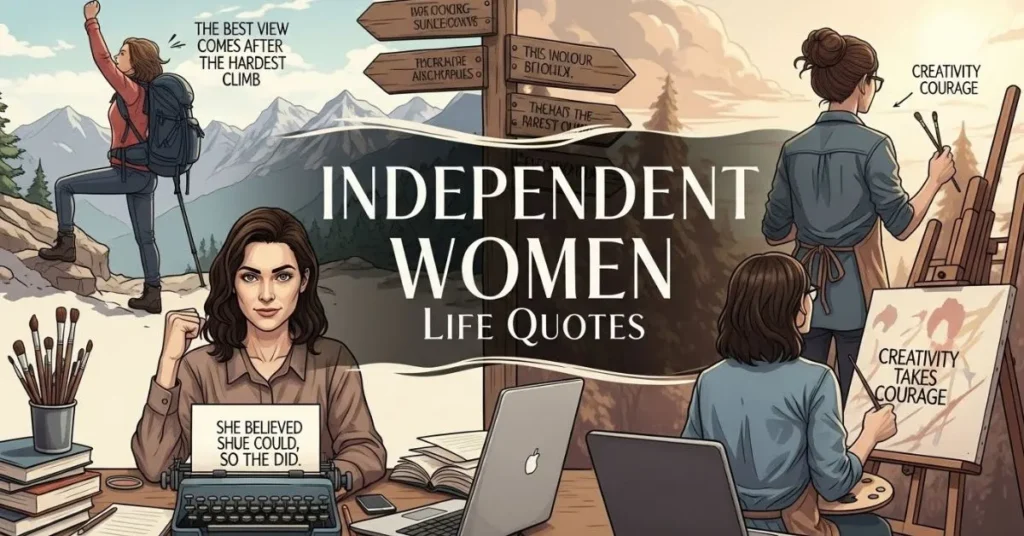 Independent Women Life Quotes