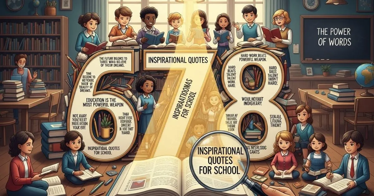 Inspirational quotes for school