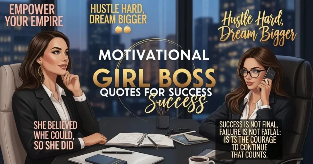 Motivational Girl Boss Quotes for Success