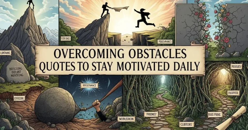 Overcoming Obstacles Quotes to Stay Motivated Daily