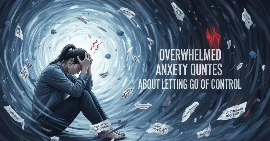 Overwhelmed anxiety quotes about letting go of control