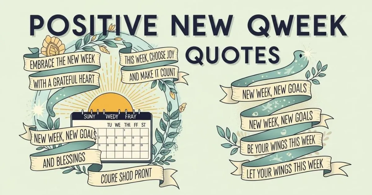Positive new week quotes