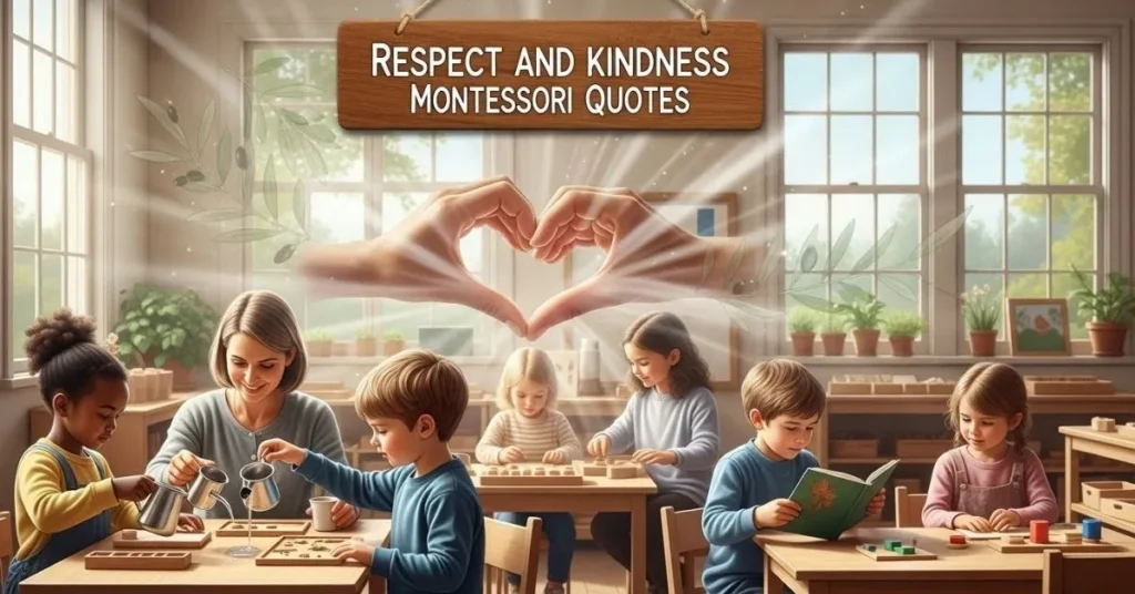Respect and Kindness Montessori Quotes