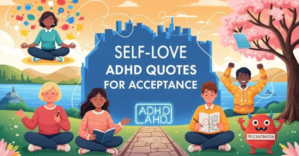 Self Love ADHD Quotes for Acceptance