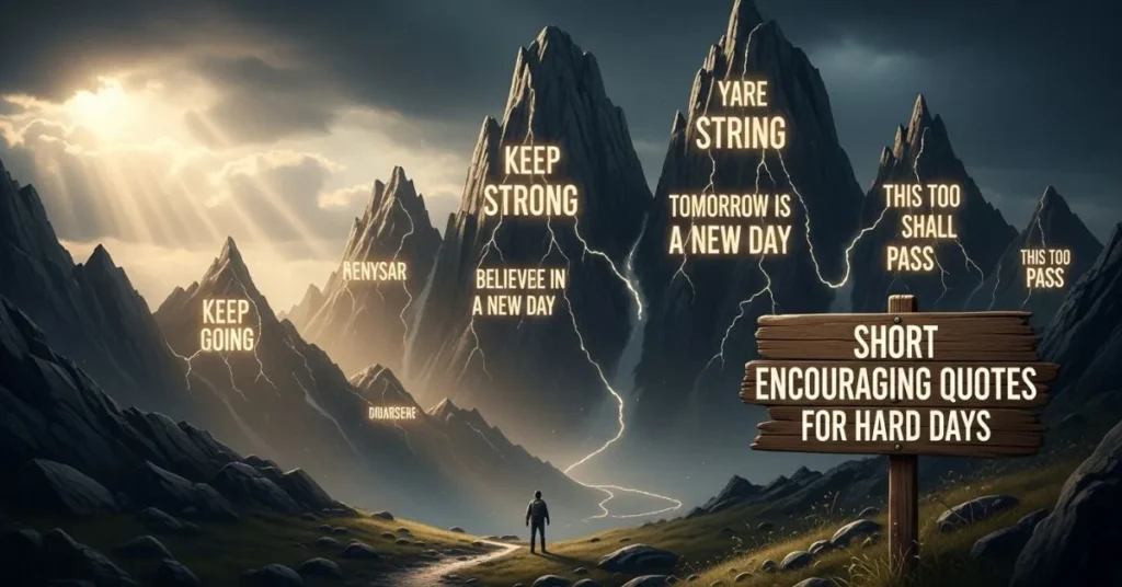 Short Encouraging Quotes for Hard Days