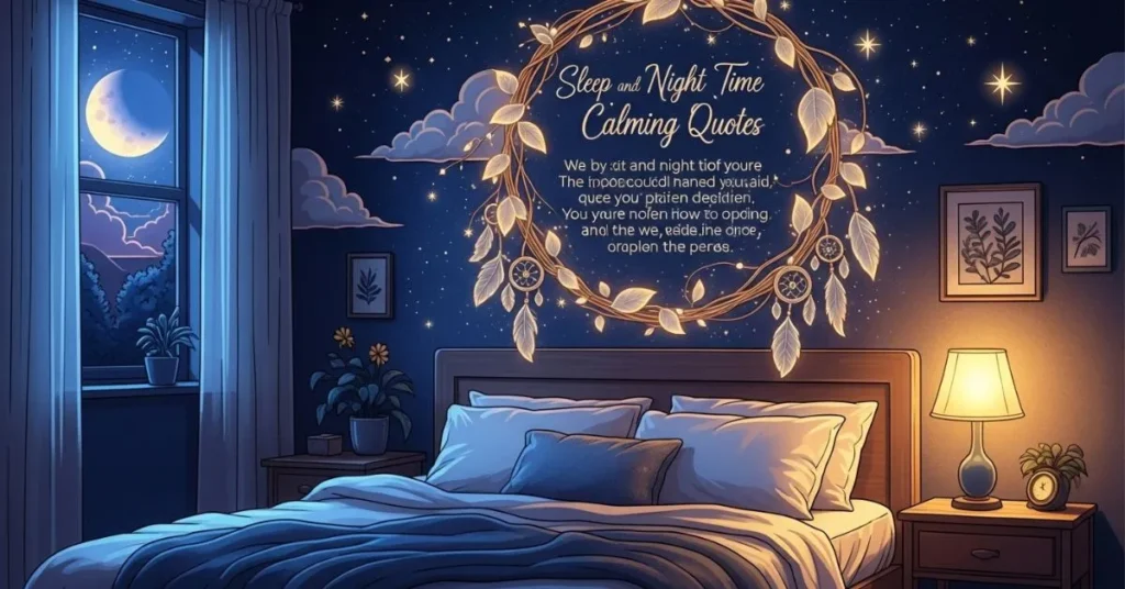 Sleep and Night Time Calming Quotes