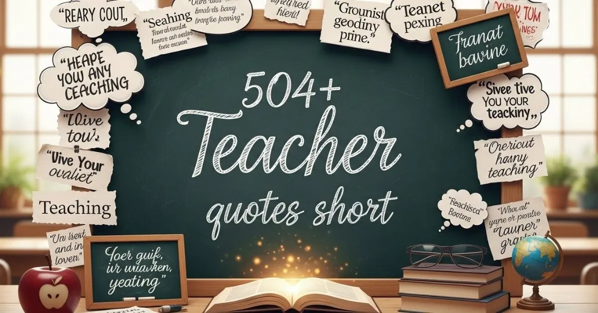 Teacher quotes short