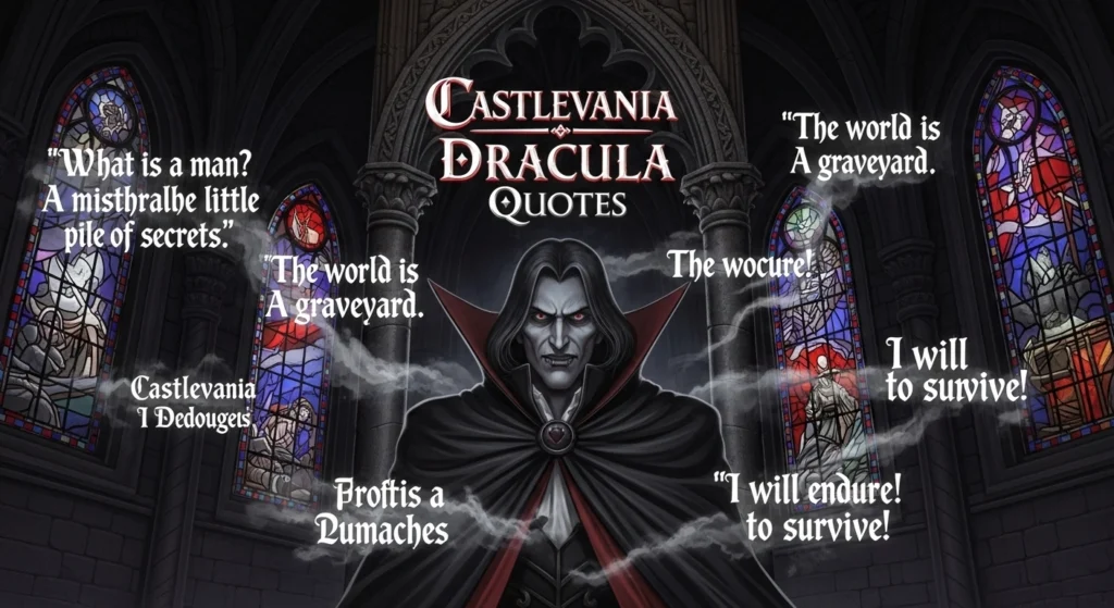 Castlevania Dracula Quotes