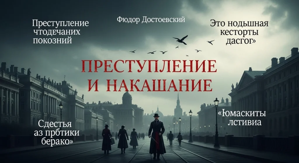 Crime and Punishment Quotes in Russian (Original Lines)