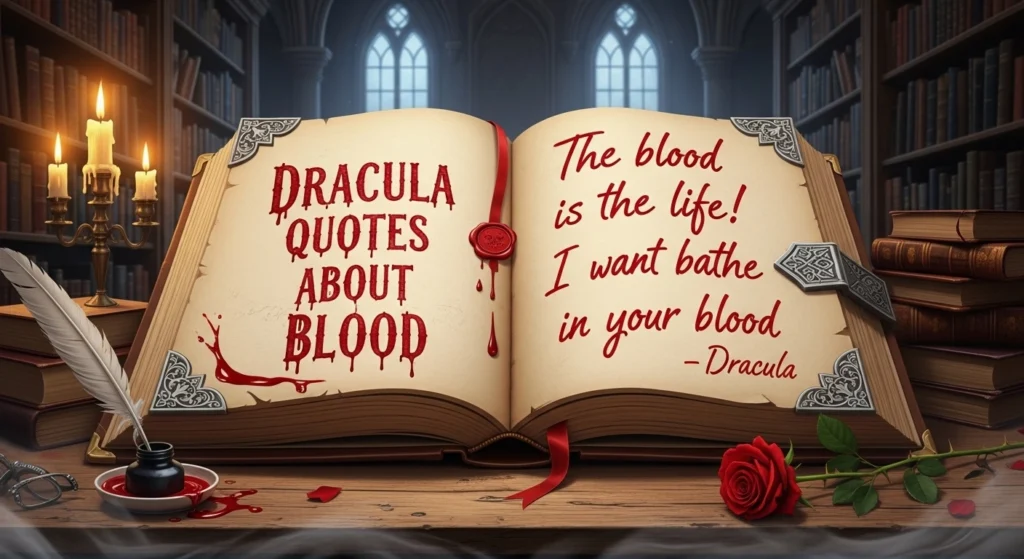 Dracula Quotes About Blood