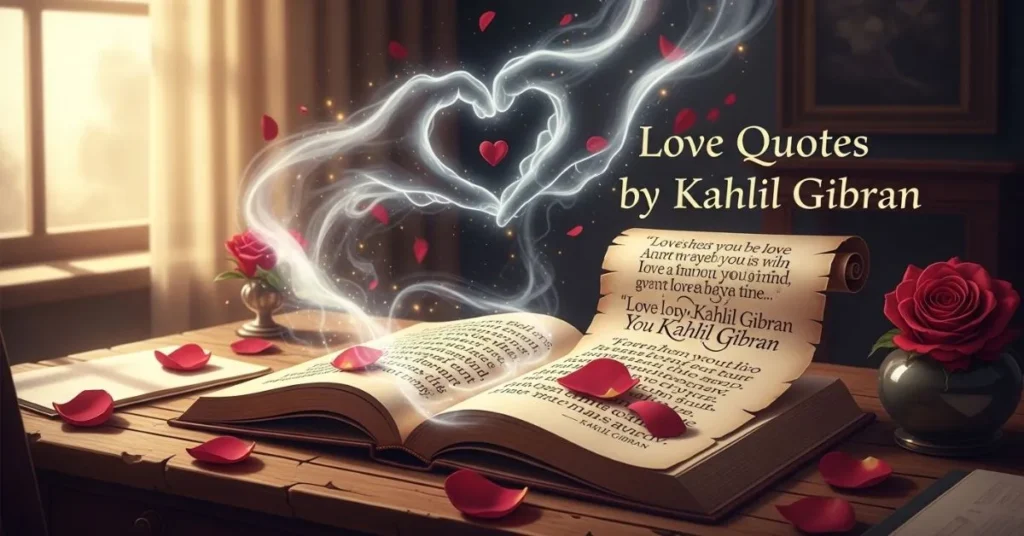 Love Quotes by Kahlil Gibran