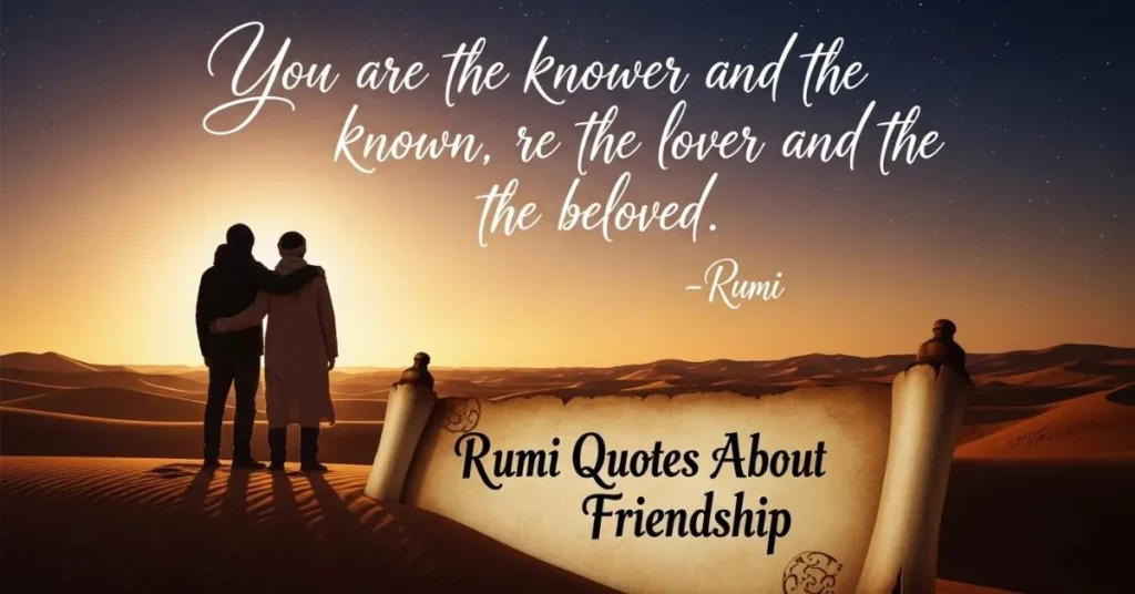 Rumi Quotes About Friendship
