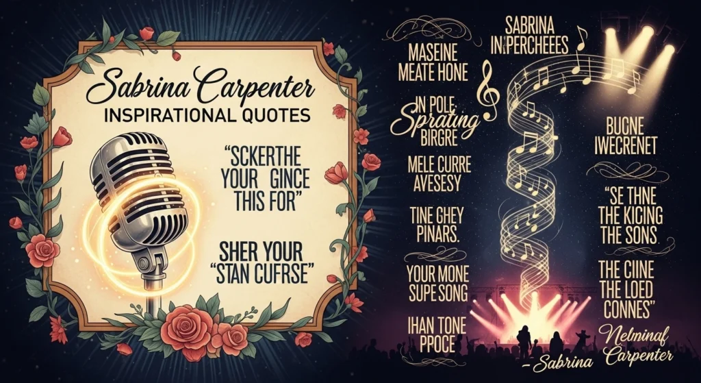 Sabrina Carpenter Inspirational Quotes