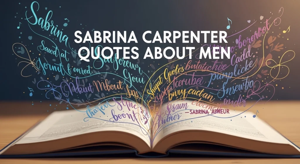 Sabrina Carpenter Quotes About Men