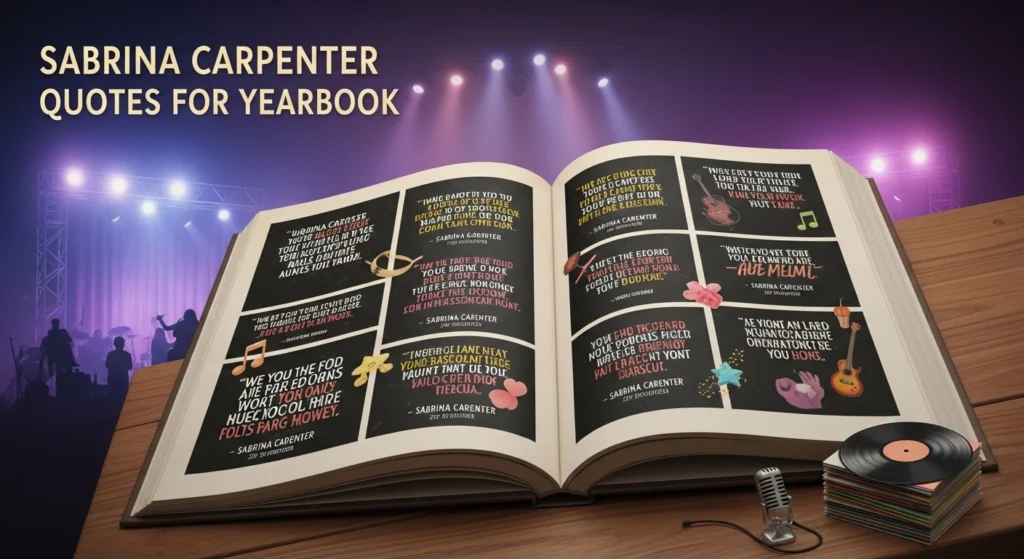 Sabrina Carpenter Quotes for Yearbook