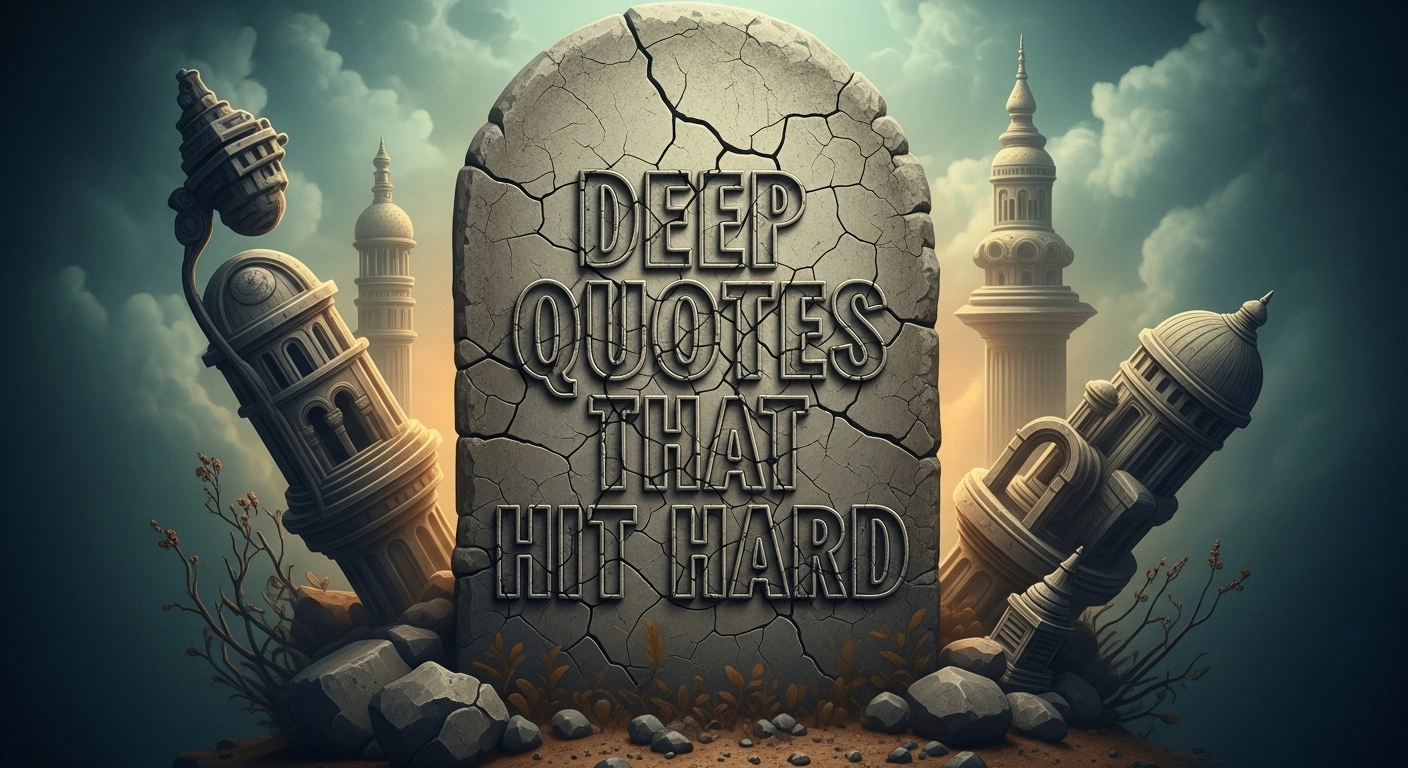 Deep Quotes That Hit Hard